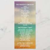 Romantische strand bruiloft programma's - Sunset L (Achterkant)