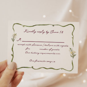 Romantische Toscaanse Tuin Whimwhams Bloemrijke Br RSVP Kaartje
