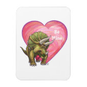 Romantische Triceratops zijn van mij Magneet (Verticaal)