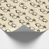 Romantische Trouwringen voor Bruidschatcadeaus Cadeaupapier (Hoek)