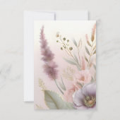 Romantische tuin Save the Date (Achterkant)