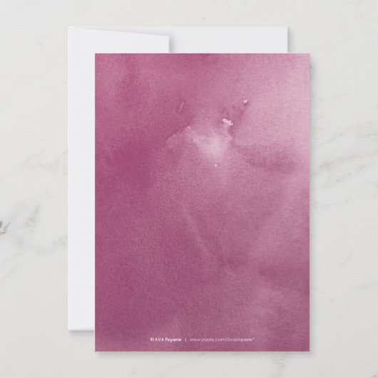 Romantische tuinbouwkaart kaart (Achterkant)