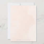 Romantische tuinperziken save the date (Achterkant)