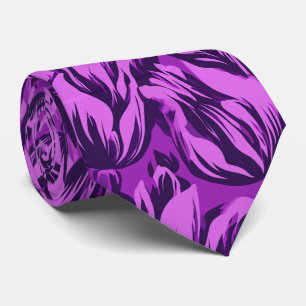 Romantische Tulp Bloemige Boho Bruiloft Stropdas