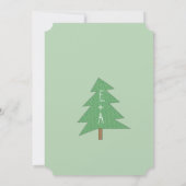 Romantische  uitnodiging tot het uitzenden van het (Achterkant)