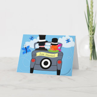 Romantische uitvlucht! Trouwcadeau of bedankkaart