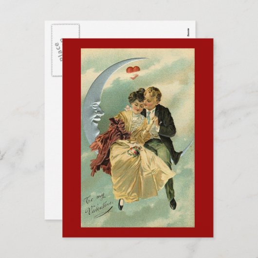 Romantische Valentijn (3) Feestdagenkaart (Voorkant / Achterkant)