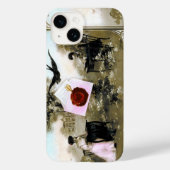 ROMANTISCHE VALENTIJN BRIEF, RODE WAX SEAL Case-Mate iPhone CASE (Achterkant)