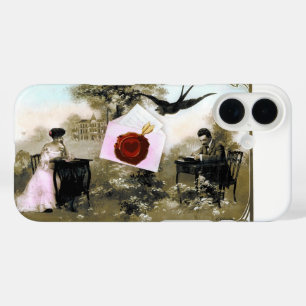 ROMANTISCHE VALENTIJN BRIEF, RODE WAX SEAL iPhone 16 HOESJE