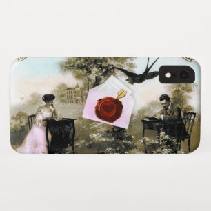 ROMANTISCHE VALENTIJN BRIEF, RODE WAX SEAL iPhone XR HOESJE