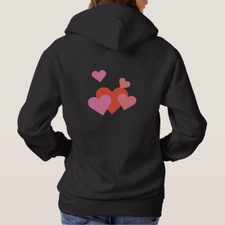Romantische Valentijn Love Hearts Design Hoodie