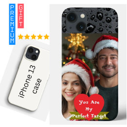 Romantische Valentijnsdag Premium gepersonaliseerd iPhone 13 Hoesje