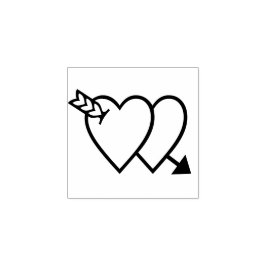 Romantische Valentijnse Decor Custom Rubberstempel