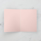 Romantische Valentijnskaart met bloemhart Kaart (Binnen)