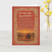 Romantische Valentijnskaarten voor mijn vrouw Kaart (Gele Bloem)
