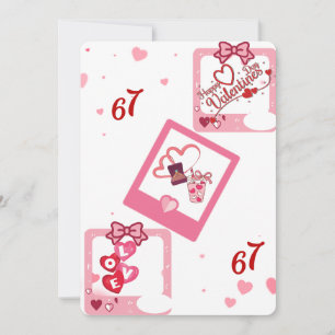 Romantische Verloving Voorstel Polaroid Gelukkig V Feestdagenkaart