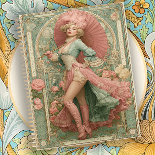 Romantische vintage art nouveau circus planner