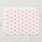 Romantische Vlinders Roze Save the Dates (Achterkant)