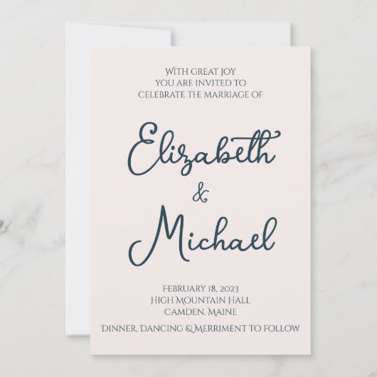 Romantische vogels en script huwelijksuitnodiging save the date (Achterkant)