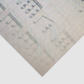 Romantische vogels op een tak tissuepapier (Detail)