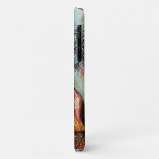 ROMANTISCHE VROUW MET EEN SPARKERPIEGEL VERDER Case-Mate iPhone CASE (Achterkant/links)