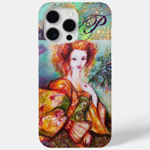 ROMANTISCHE VROUW MET EEN SPARKERPIEGEL VERDER iPhone 15 PRO MAX HOESJE