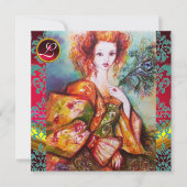 ROMANTISCHE VROUW MET EEN SPARKERPIEGEL VERDER KAART (Voorkant)