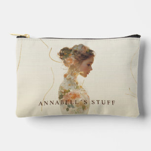 Romantische Vrouw Natuur Silhouette Custom Etui