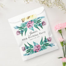 Romantische Vrouwelijke Bloemen 40e Verjaardag