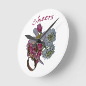 Romantische wandklokken ronde klok (Hoek)