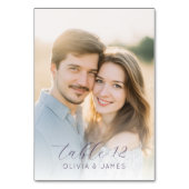 Romantische warme foto kaart (Voorkant)