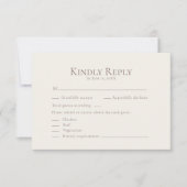 Romantische Waterverf Acacia Bruiloft RSVP Kaart (Voorkant)