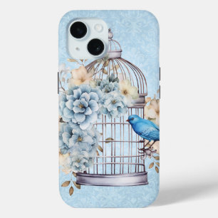 Romantische  Waterverf Floral Birdcage