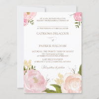 Romantische Waterverf Flowers Wedding III