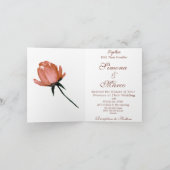 Romantische Waterverf Roze Floral, gouden bruiloft (Binnen)