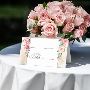 Romantische Waterverf Roze Rozen