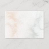 Romantische Waterverf Roze Rozen & Kalligrafie Informatiekaartje (Achterkant)