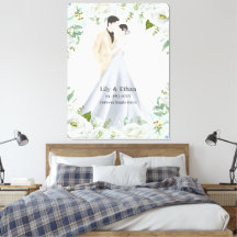 Romantische Waterverf Trouwen