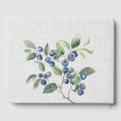 Romantische wilde zomer bessen bruiloft gastenboek (Achterkant)