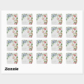 Romantische wilde zomerbessen bruiloft Sticker (Vel)