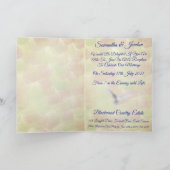 Romantische Witte Duiven Ontvangst Uitnodiging (Binnen)