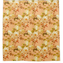 Romantische witte rozen op sinaasappel