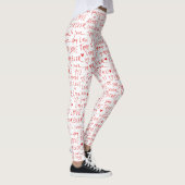 Romantische woorden Valentijnsdag Leggings (Rechts)