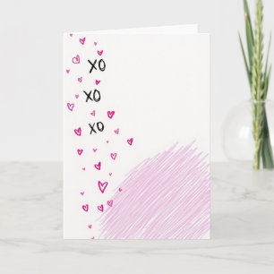 Romantische Xo Liefdeskaart Kaart