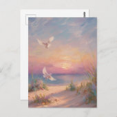 romantische ziel briefkaart (Voorkant / Achterkant)