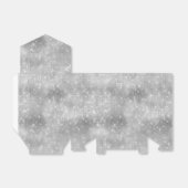 Romantische Zilveren Bruiloft Feest Bedankdoosjes (Uitgevouwen)