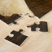 romantische zonsondergang landschapskunst puzzel legpuzzel (Zijkant)