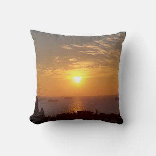 Romantische Zonsondergang Natuur Fotografie Kussen