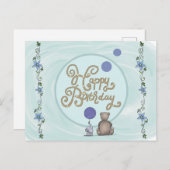 romantischer Elefant Briefkaart (Voorkant / Achterkant)