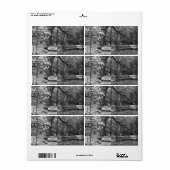 Romatisch meer etiket (Full Sheet)